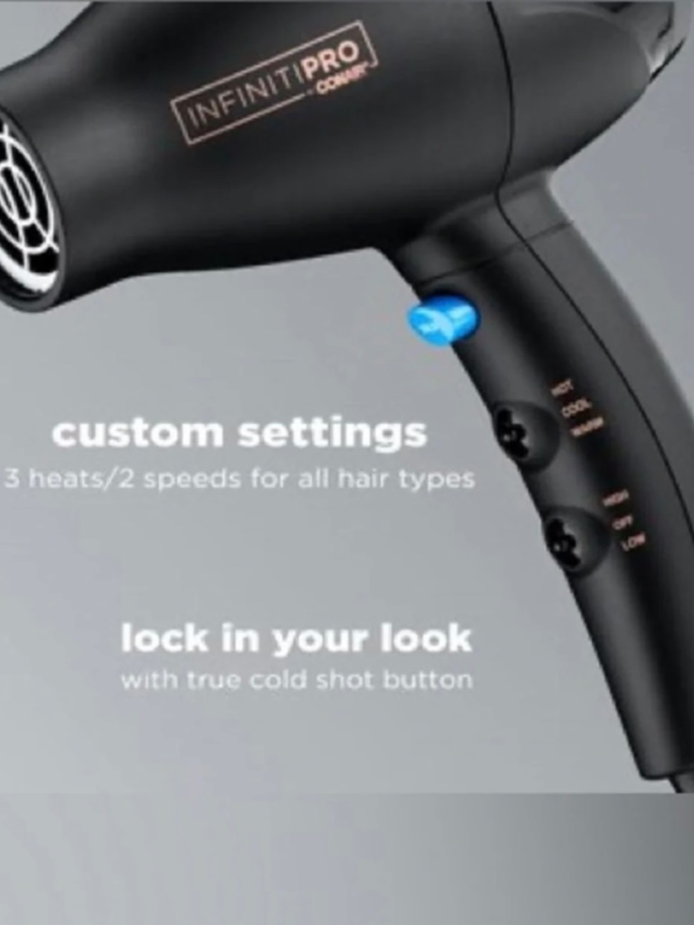 Pre-owned Conair InfinitiPRO Mighty Mini Hair Dryer (Model 359N)